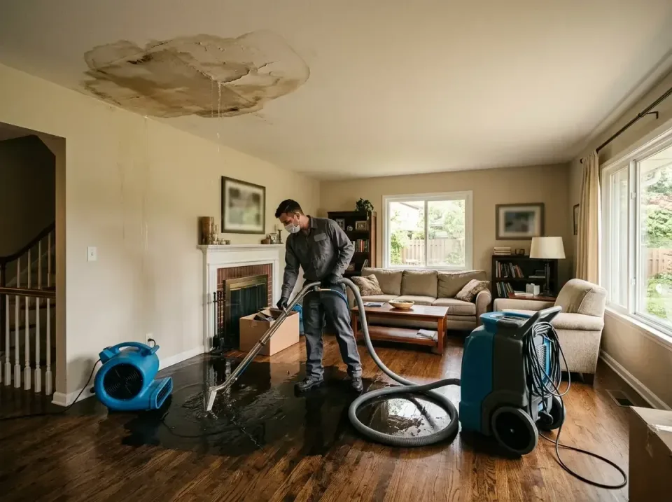 attic-pipe-burst-ceiling-drip-008 — frequently asked questions, Water Damage Restoration & Carpet Care in Shiloh, PA